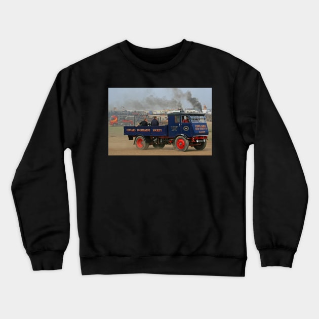 Co-op Coal Lorry Crewneck Sweatshirt by RedHillDigital